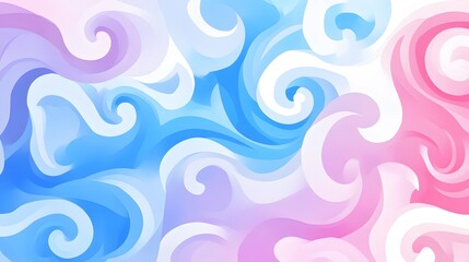 Poster - Flowing abstract swirls digital background graphic art colorful environment artistic viewpoint modern design concept