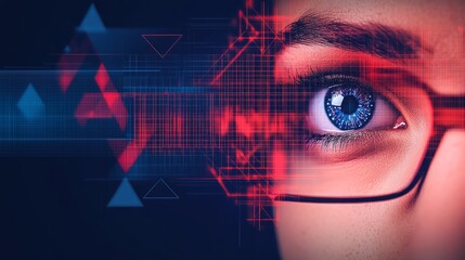 Poster - Digital Eye Biometric Security and Data Visualization