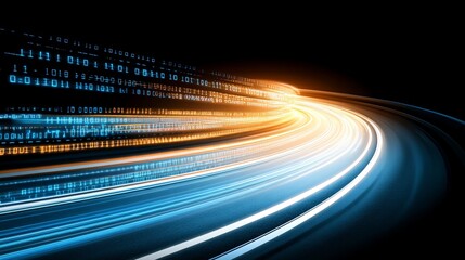 Poster - Digital Highway Binary Code Streaming Through a High-Speed Data Network