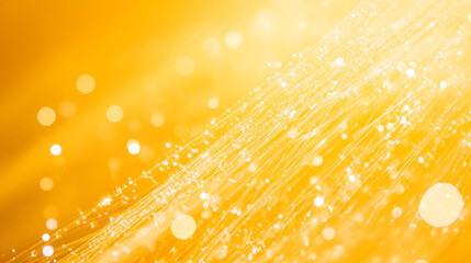 Poster - Bright golden sparkles create a shimmering effect against a soft background. 