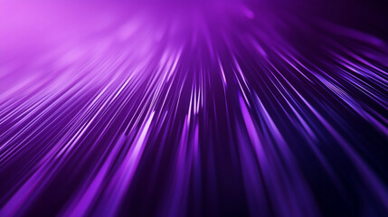 Poster - Vibrant abstract lines in purple and black create a dynamic flowing effect. 
