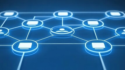 Poster - Global Network Connection Digital Communication System