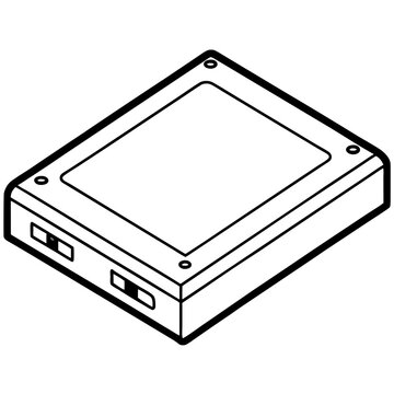 SSD Drive Vector Icon Design