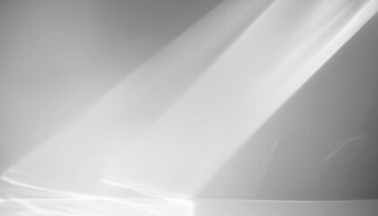 Poster - Soft Abstract White Light Reflection on Smooth Surface with Gentle Shadows. Minimalistic Aesthetic Design for Backgrounds, Modern Art Concepts, or Elegant Branding Projects