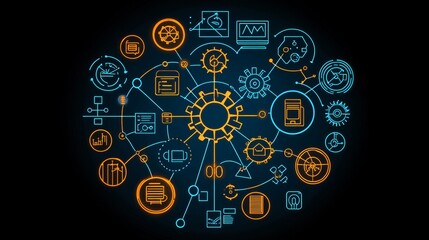 Poster - Integrated System Network  A Visual Representation of Data Synergy