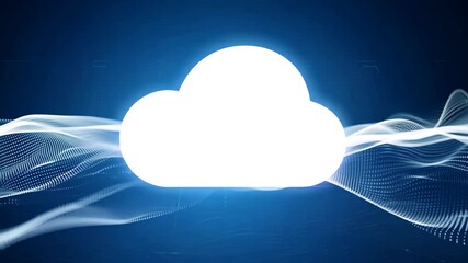 Poster - Cloud computing technology revolutionizes data storage solutions for businesses and individuals