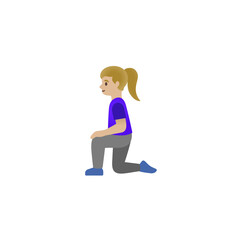 Poster - Person Kneeling Emoji
