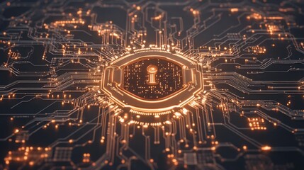Poster - Secure Digital Network Encryption System  Cybersecurity Key