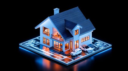 Poster - Integrating various household devices, smart home technology provides greater convenience.