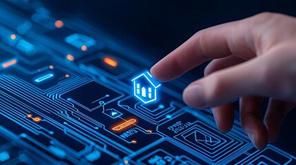 Poster - A cutting-edge home automation system, integrating AI and IoT for a seamless experience.
