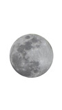 Close-Up of the Full Moon High res Png image - Lunar Surface Details