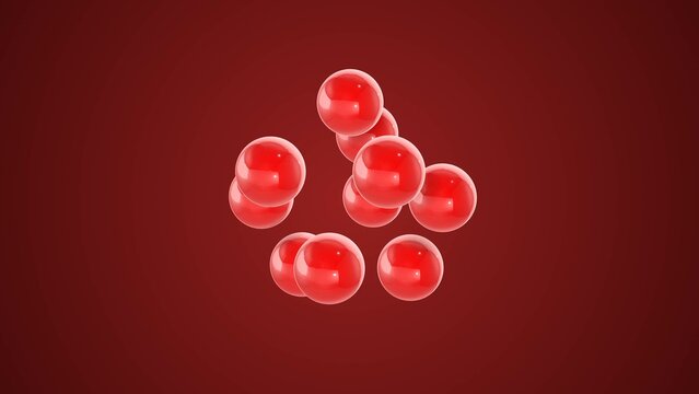 Explosion of a crimson sphere