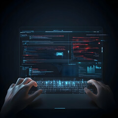 Cybersecurity 3D Illustration