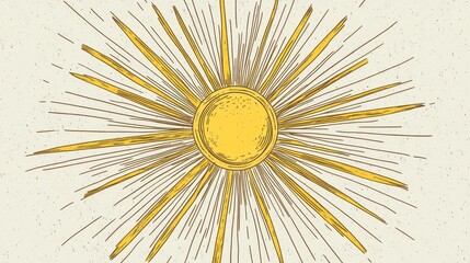 Poster - Abstract sun burst collection - hand drawn sunshine lines set. Sunshine and sunburst radial shape, star line burst, vector illustration, Sunburst gold vintage explosion. Handdrawn vector Design.
