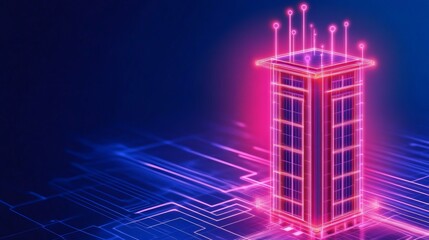 Poster - Smart Building Digital Network Architecture Visualization