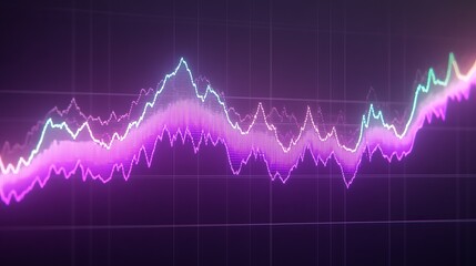 Poster - Vibrant Financial Data Visualization Stock Market Trend Analysis