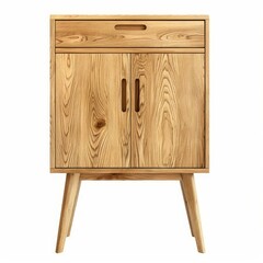 Poster - stylish wooden cabinet with a drawer and two doors, perfect for storing items in a contemporary livi