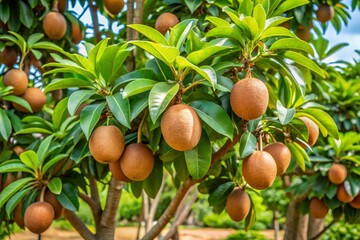 Wall Mural - fruits on tree