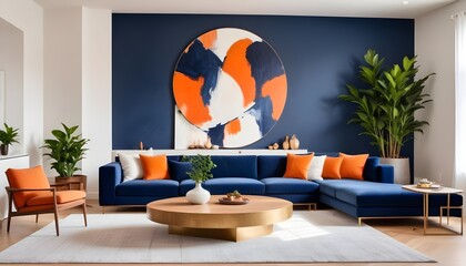 Wall Mural - modern living room