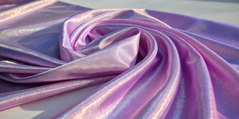 Aufkleber - The shimmering texture of a soft lilac fabric, with subtle gradients and a luxurious drape, creates an elegant and captivating visual.