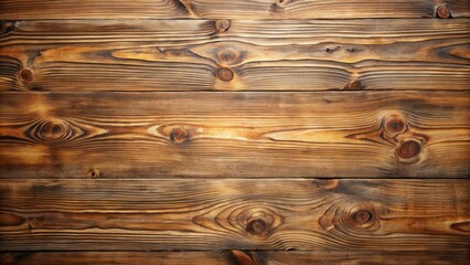 Poster - Rustic Brown Wooden Planks Background Texture for Design Projects