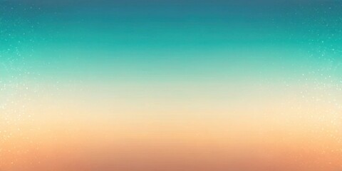 Aufkleber - Abstract Teal and Peach Gradient Background with Subtle Sparkle