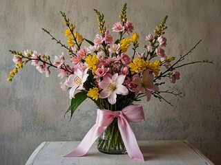 Wall Mural - flowers in a vase