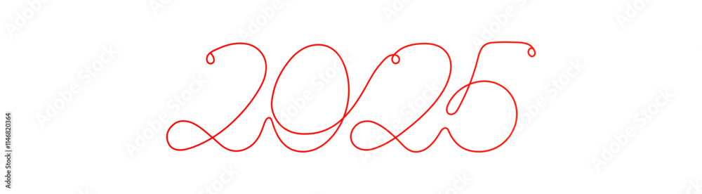 2025 number design template. 2025 design element vector 9 Stock Vector ...