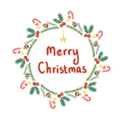  christmas frame with holly