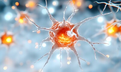 Poster - Floating Neurons in Soft Focus with Neurocosmetics Concept