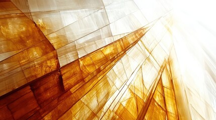 Poster - Captivating Interplay of Light and Shadow in Abstract Rauchtopaz Smoky Quartz Formation