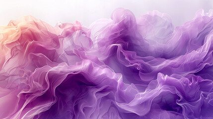 Wall Mural - elegant purple swirls create a dreamlike, abstract landscape