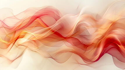 Wall Mural - vibrant waves of color dance elegantly in warm hues
