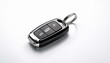 © swan - Sleek black car key with three buttons on a keyring.