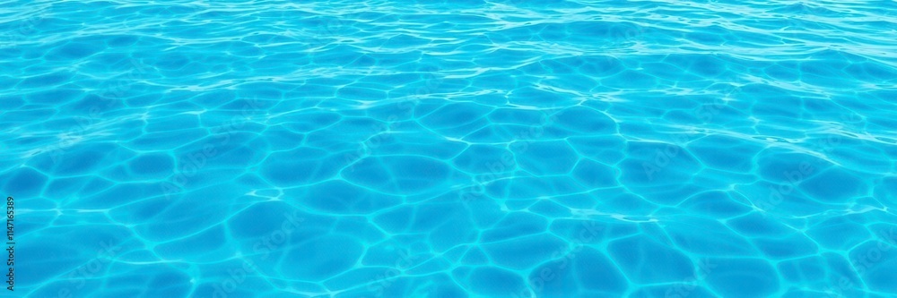 Blue water wave texture background with ripples and reflections, design, nature, surface