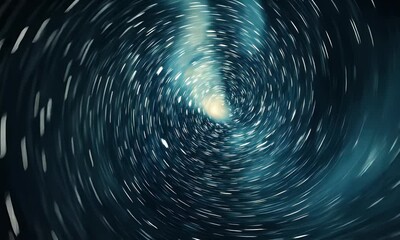 Wall Mural - A swirling vortex of stars and cosmic elements, evoking a sense of space and motion.