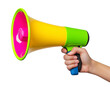 © Creative-Touch - megaphone announcement message