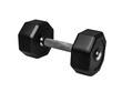 © Ricky - Black Heavy Dumbbell for Weight Lifting, Isolated on a Transparent Background