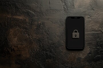 Aufkleber - A concept image featuring two-step verification for account security, with a phone and a lock symbol