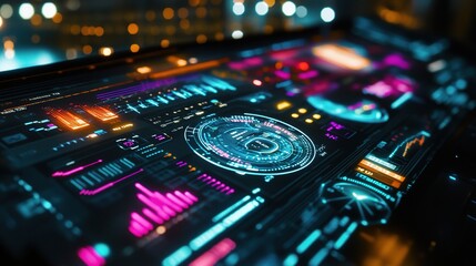 Poster - Futuristic Interface for Data Analysis in Creative Technology Space