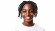 © WS Studio 1985 - Cheerful African American Teenager with Braids Smiling Brightly