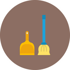 Poster - Sweeping tools Icon