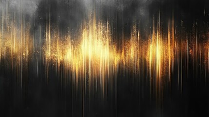Poster - Abstract fiery texture with vertical lines and smoky background.