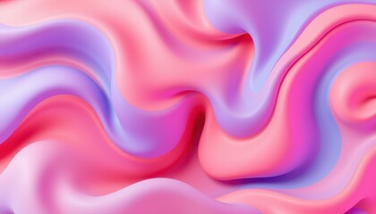 Wall Mural - abstract pink and purple swirling fluid design