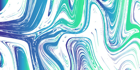 Aufkleber - Abstract Blue ink Psychedelic background. Colorful spots on water surface. Liquify Swirl blue and white color art. Acrylic pours liquid marble surface with Luxury sky and watercolor fabric texture bac