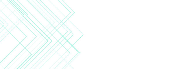 Aufkleber - Abstract white and Blue background with lines. Futuristic architectural concept design.  White and Blue square vector background for cards, flyer, poster, banner. Modern minimal and clean white Blue