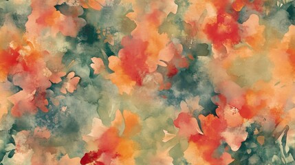Poster - Vibrant floral painting art studio abstract artwork creative space artistic perspective colorful expressions