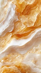 Poster - Dynamic orange textures in high-resolution detail abstract composition vibrant environment close-up perspective