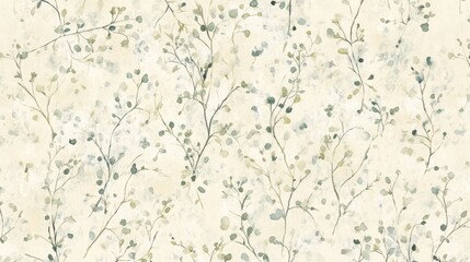 Poster - Delicate floral pattern design nature-inspired art wallpaper background soft color palette close-up view aesthetic appeal