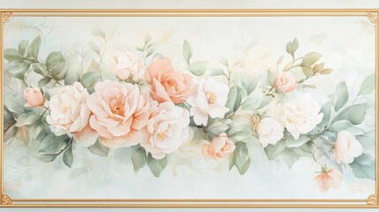 Poster - Elegant floral arrangement artwork home decor serene ambiance close-up aesthetic beauty